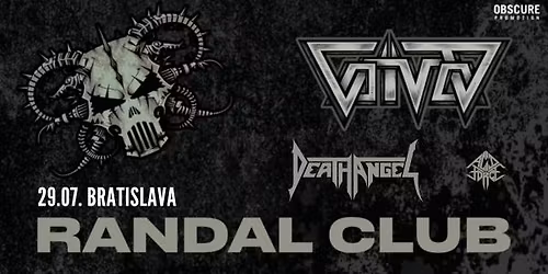 VOIVOD, DEATH ANGEL, ACID FORCE - Bratislava
