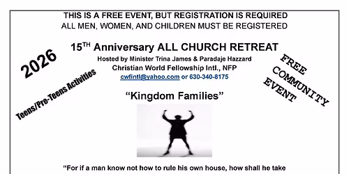 15th Annual All Church Retreat