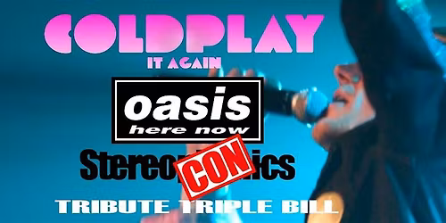 Coldplay Oasis Stereophonics  tribute show Lincoln Drill 29 May 2026