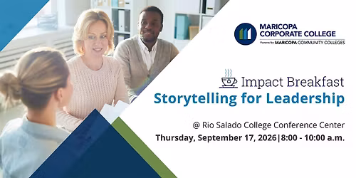 Impact Breakfast | Storytelling for Leadership