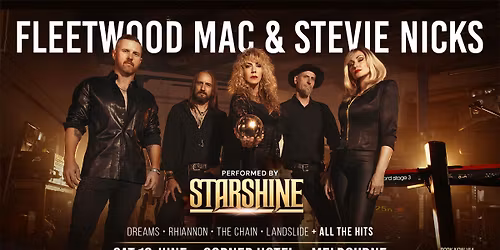 Fleetwood Mac & Stevie Nicks \u2014 Live at The Corner Hotel \ud83c\udf1f Performed by Starshine \ud83c\udf1f