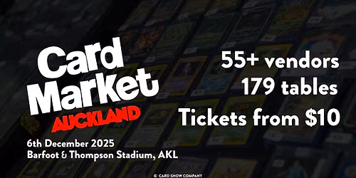Card Market Auckland by Card Show Company