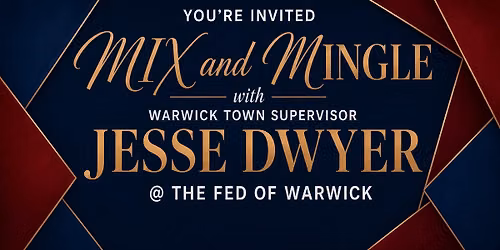 Mix and Mingle with Supervisor Jesse Dwyer