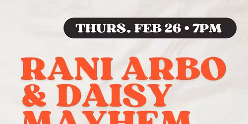 Rani Arbo & daisy mayhem at the Iron Horse