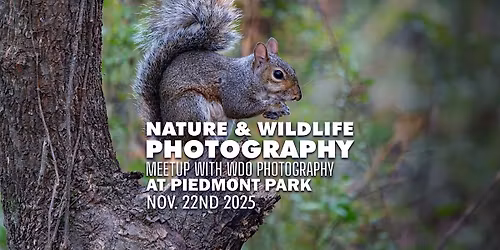 Atlanta November Nature Photography Meetup