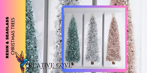 Resin & Sea glass christmas tree