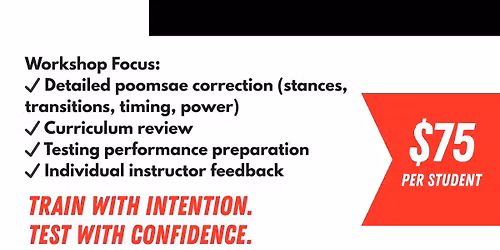 ADVANCED BELT WORKSHOP