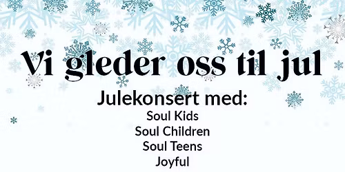 Vi gleder oss til jul