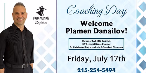 Coaching Day with Plamen Danailov 2026