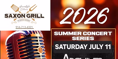 Archives @ Saxon Grill Summer Concert Series