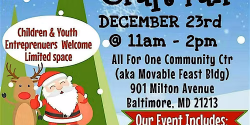 Youth Christmas Craft Fair