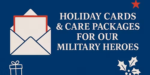 Holiday cards & packages for our Military