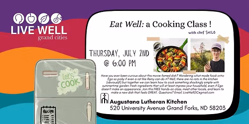 Eat Well: Cooking Demo starring the famous film food - Ratatouille