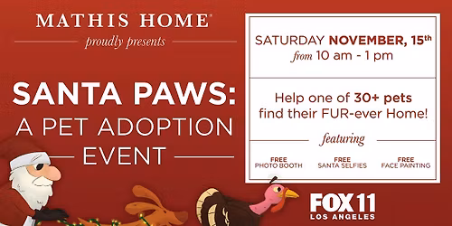 Santa Paws: A Pet Adoption Event in Irvine