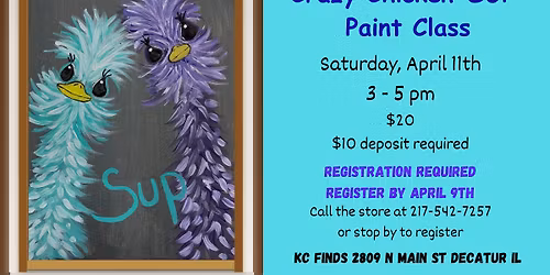 "Crazy Chicken-SUP" Pain Class