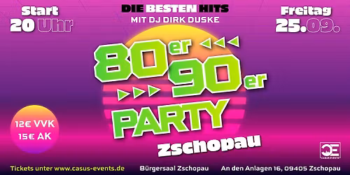 80er\/90er Party Zschopau mit Dirk Duske