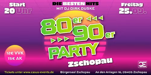 80er\/90er Party Zschopau mit Dirk Duske