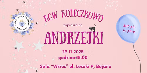 Andrzejki z KGW Koleczkowo!