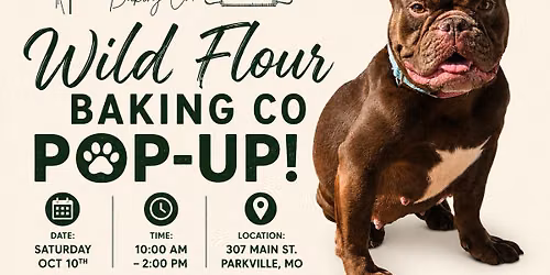 Wild Flour Baking Co Puppy Pop-Up