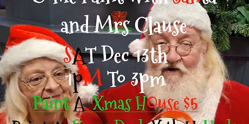Santa Clause and Mrs. Clause Paint and Picture