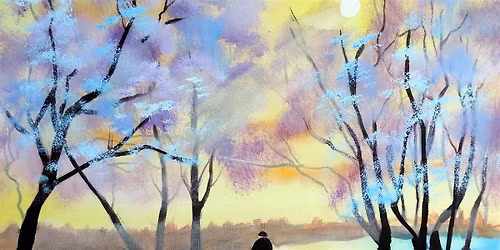Paint Gordon Bruce's Winter Light, Cambridge