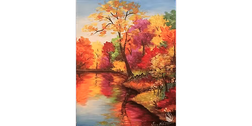 The Still Waters and Autumn Leaves - Paint and Sip in San Antonio | Classpop!\u2122