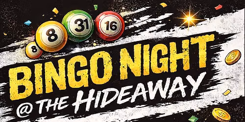 Cash Bingo @ The Hideaway Torquay 