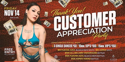 Customer Appreciation Party @ Cali Girls Anaheim
