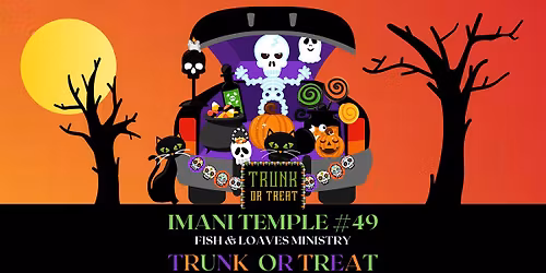 Trunk or Treat Vendors Needed