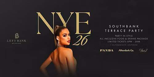 New Years Eve 2026 - Left Bank Melbourne