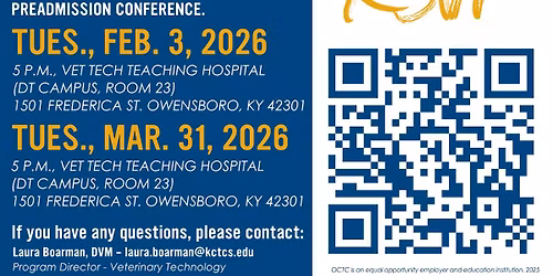 OCTC Vet Tech Preadmission Conference