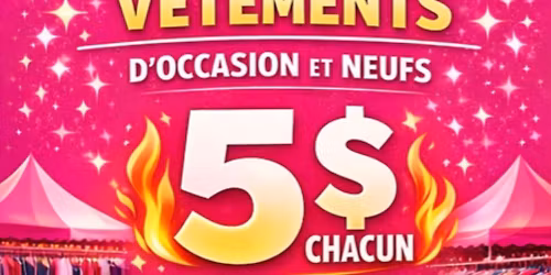 SUPER VENTE SOUS LES CHAPITEAUX 