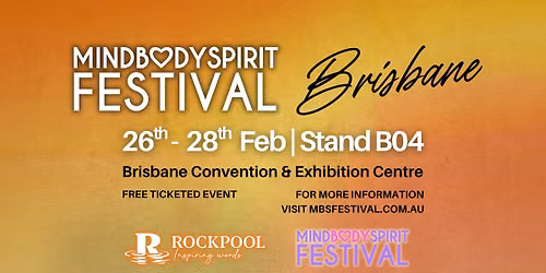 Rockpool Publishing at Brisbane MBS Festival | 26 - 28 Feb 2027 | Stand B04