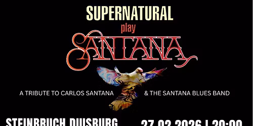 SUPERNATURAL play SANTANA