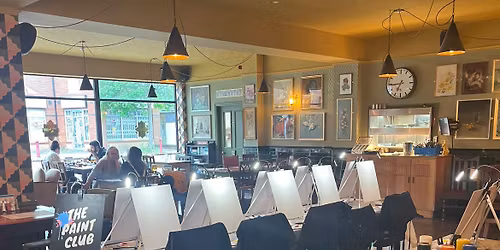 Painting party at St. Leonard's Hotel in Ringwood with The Paint Club