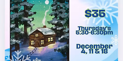 Acrylic Painting: Winter Nights