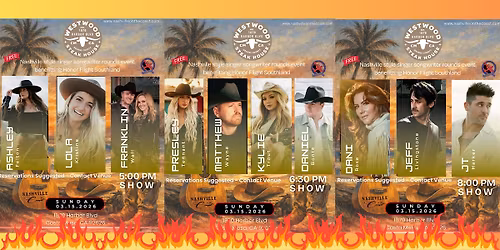 Nashville On the Coast  Singer Songwriter Rounds  FREE EVENT- Final Night