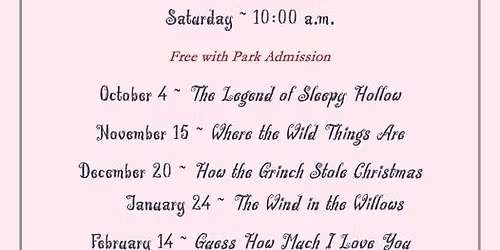 Where the Wild Things are.....  Ranger Read Along