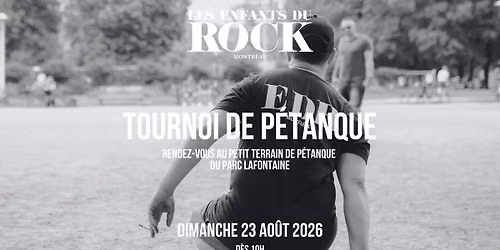 LE TOURNOI DE P\u00c9TANQUE DES EDR 2026