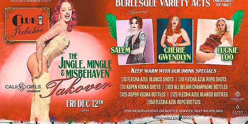 Club Peekaboo Takeover  @ Cali Girls Anaheim