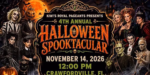 Halloween Spooktacular Community Service Awareness Pageant