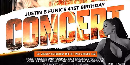 JUSTIN B FUNK AND THE FUNK EXPLOSION LIVE