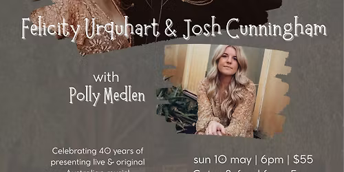 Felicity Urquhart & Josh Cunningham \u201cEverything Around You Tour\u201d