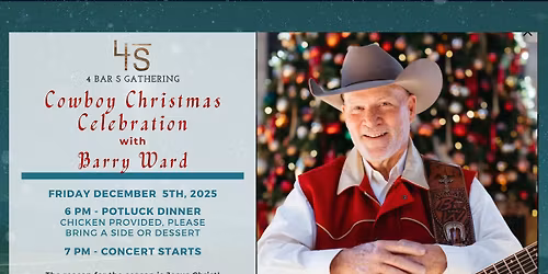 Cowboy Christmas Celebration with Barry Ward!