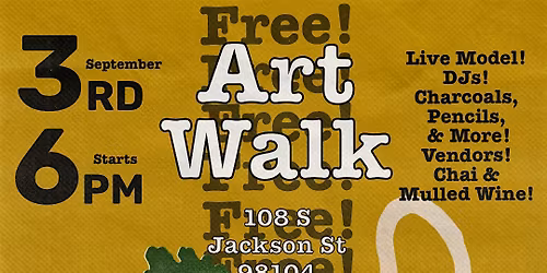 ART WALK! OPEN FIGURE CLASS & MARKET!