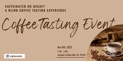 Caffeine or No Caffeine? A Blind Coffee Tasting Challenge
