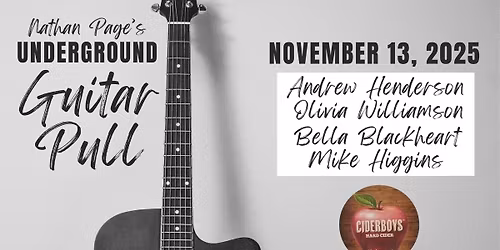 Nathan Page's Underground Guitar Pull