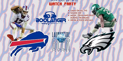 Buffalo Bills vs. Philadelphia Eagles Watch Party