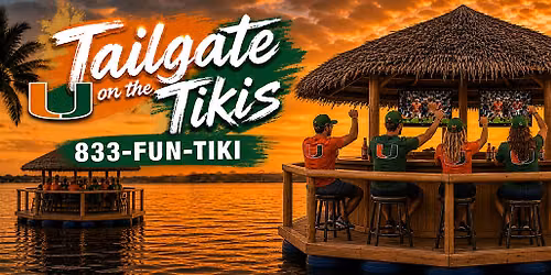 Watch Party - Miami vs. Notre Dame on a Floating Tiki Sports Bar
