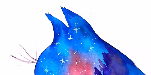 Watercolour and Wine Night in Rotorua - Midnight Kitty